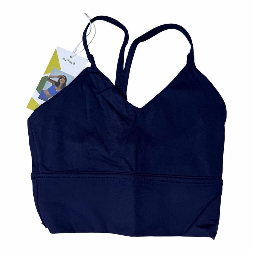 NEW Halara Girls Dark Blue Strappy Active Tank Top Size S/8